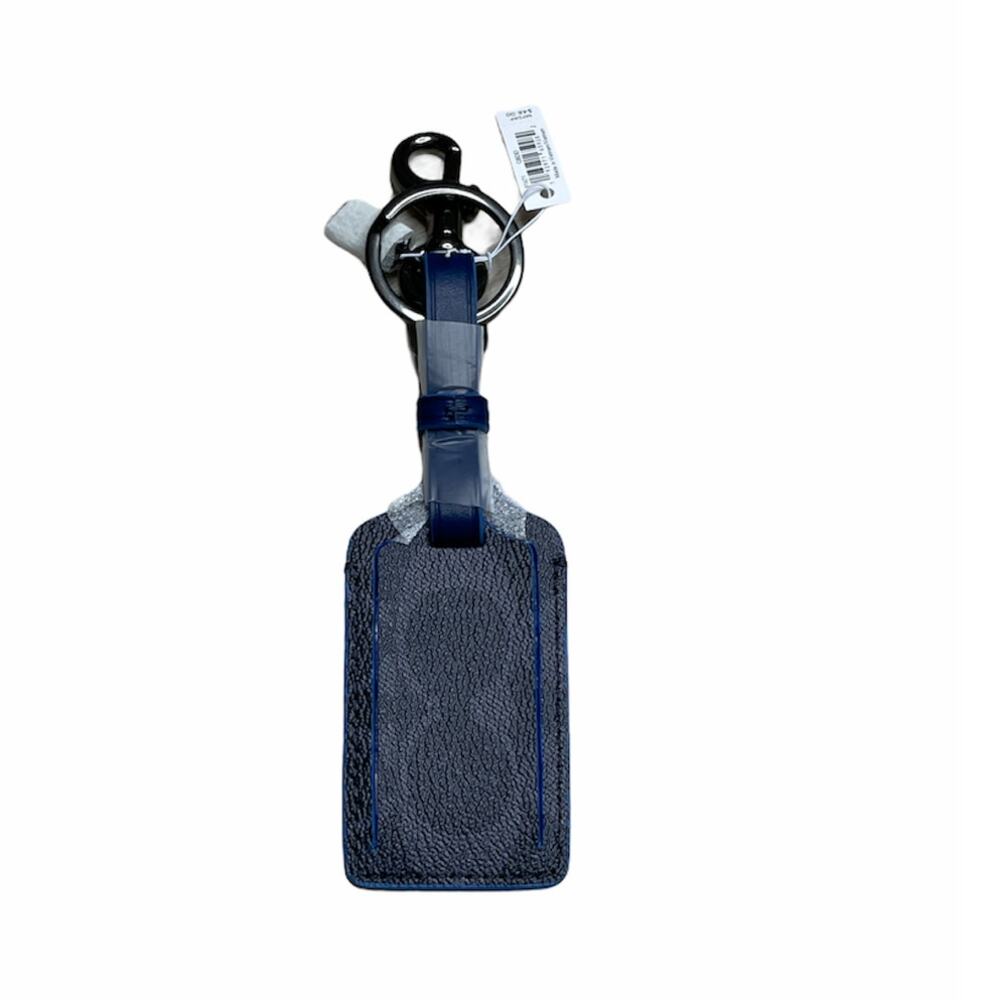 Coach Luggage Tag Adjustable Strap Split key ring